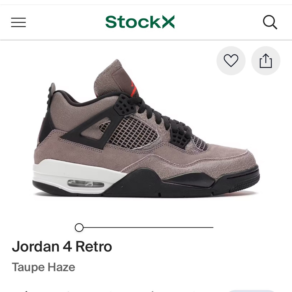 Jordan 4 Retro Taupe Haze RARE! Men’s 9.5 (Used for a photo shoot once)